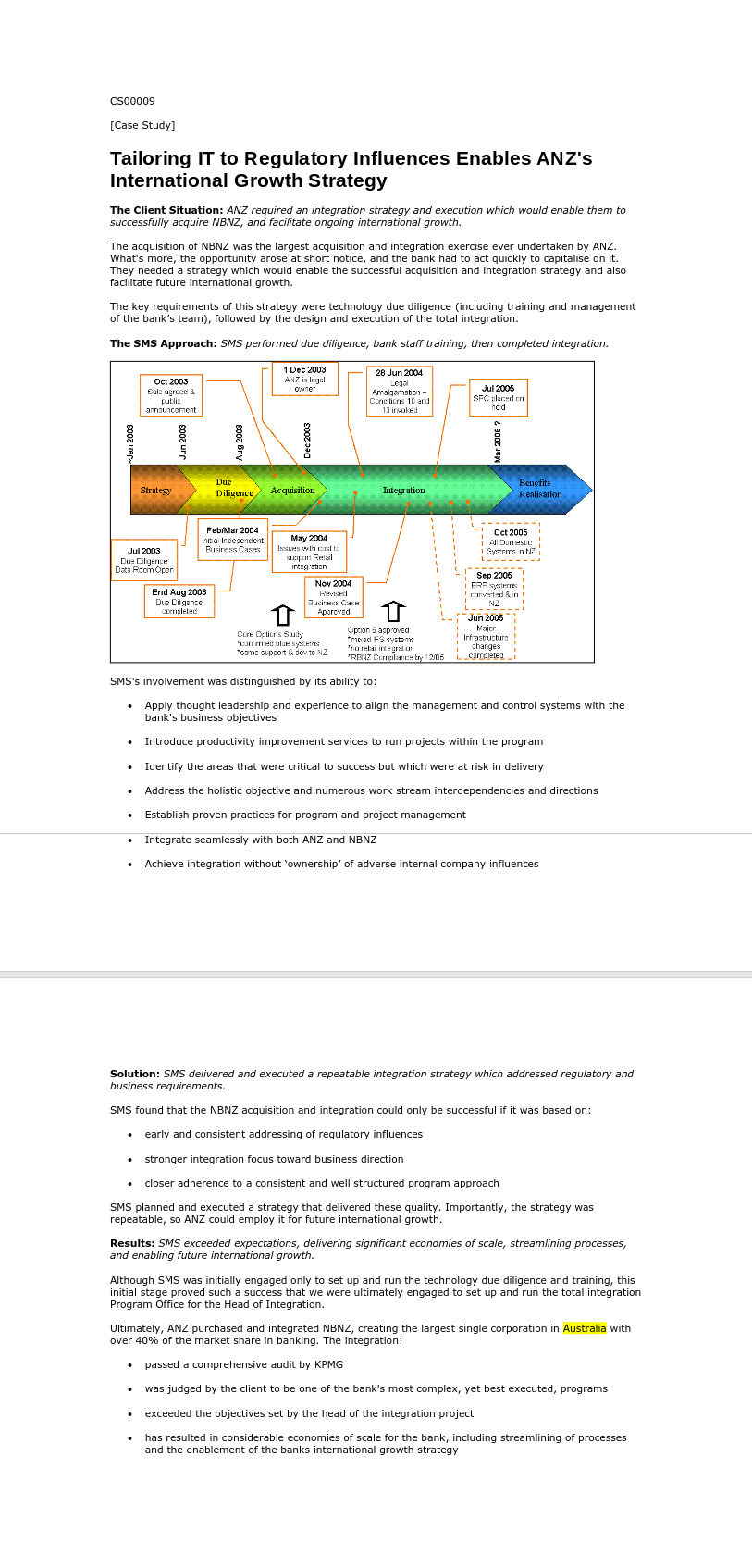 SMS Management & Technology: Technology case study for consulting services company