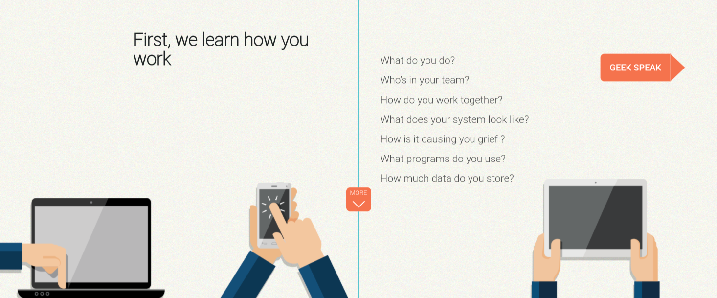 Cloud Networks: UX & copy for IT company, image 2 of 10
