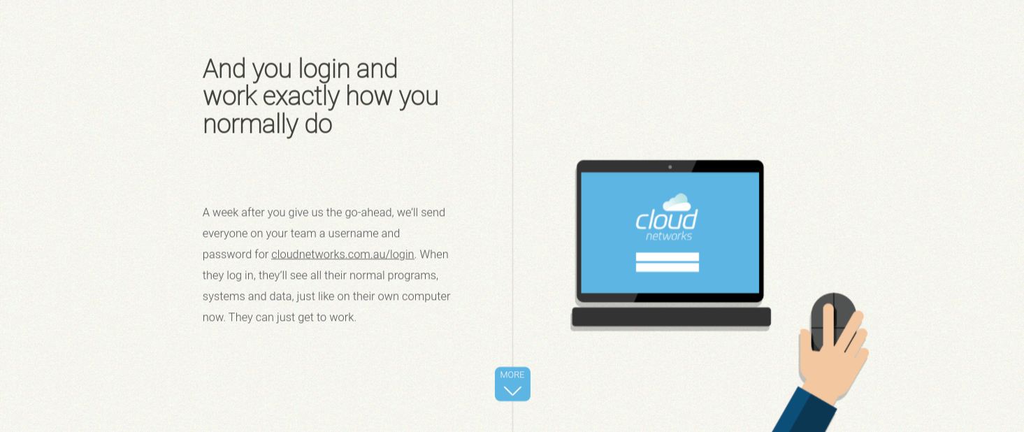 Cloud Networks: UX & copy for IT company, image 4 of 10