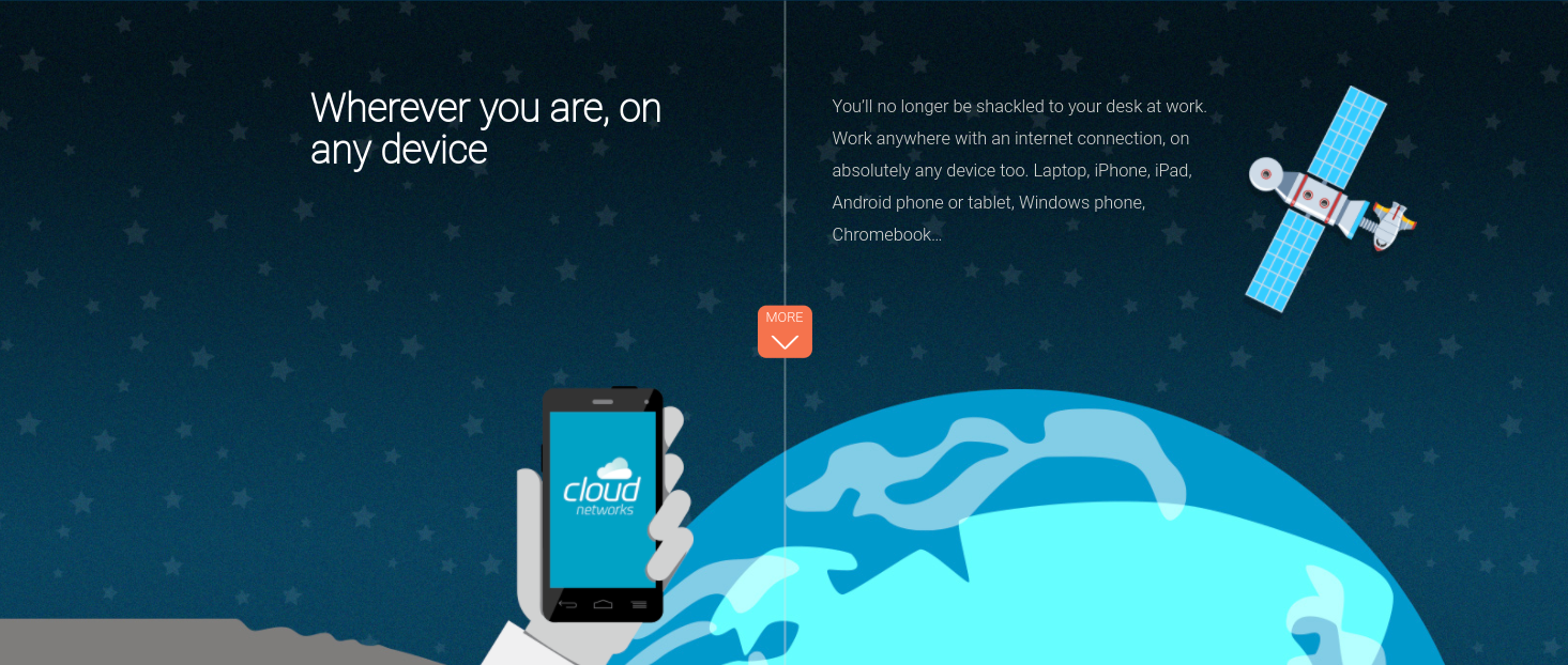Cloud Networks: UX & copy for IT company, image 5 of 10
